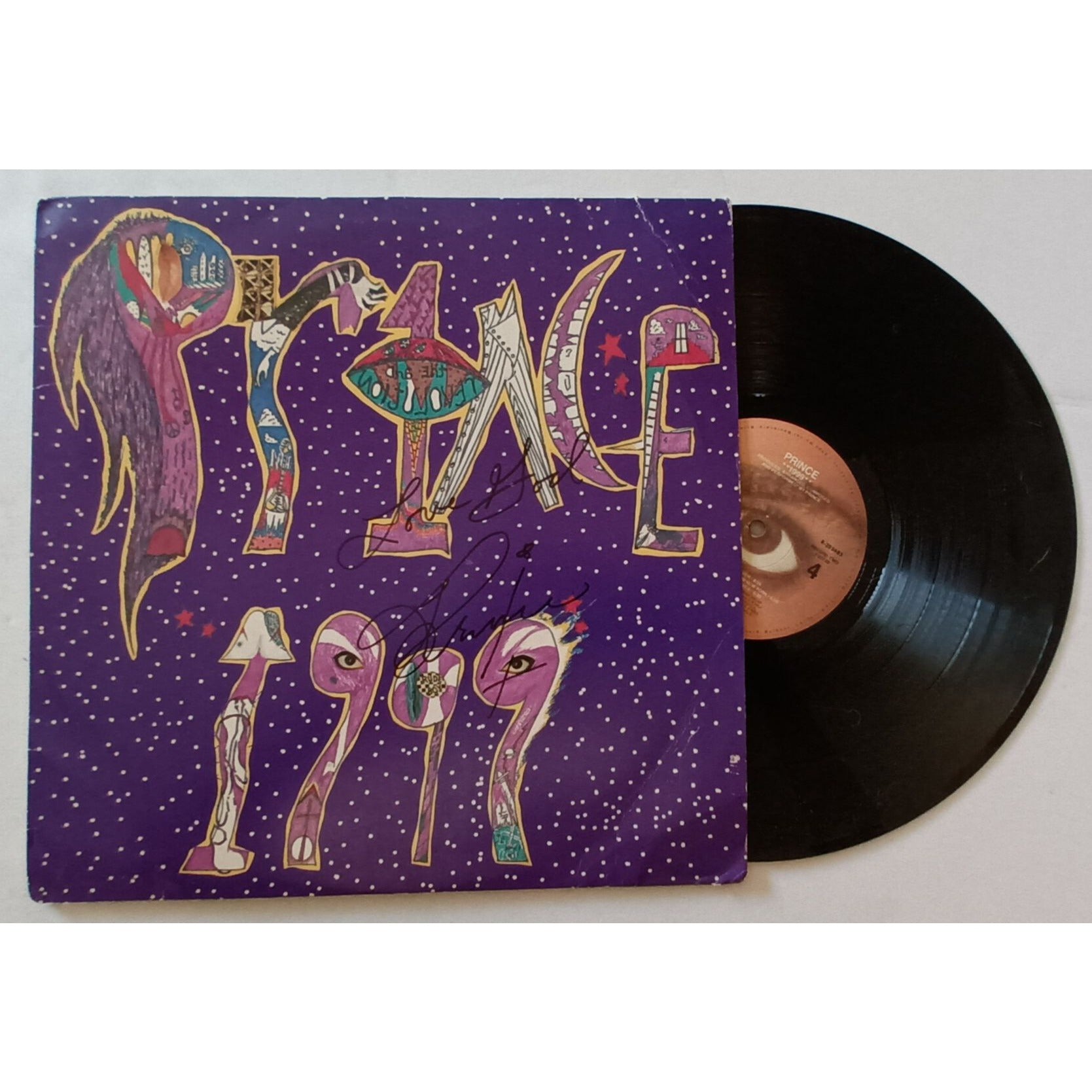 Prince Rogers Nelson 1999 original LP signed with proof