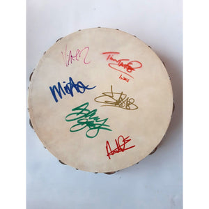 Michael Hutchence and INXS signed tambourine