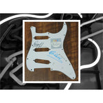 Load image into Gallery viewer, The Beatles Paul McCartney and Ringo Starr electric guitar pickguard signed with proof
