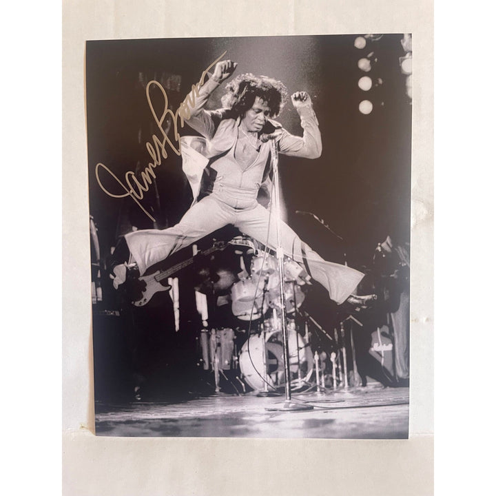 James Brown The Godfather of Soul 8x10 photo sign with proof