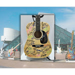 Load image into Gallery viewer, Michael Jackson , Mick Jagger, Madonna, Bruce Springsteen signed guitar with proof
