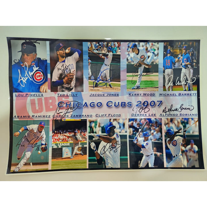 Chicago Cubs 2007 Carrie Wood Carlosfa Zambrano Aramis Ramirez