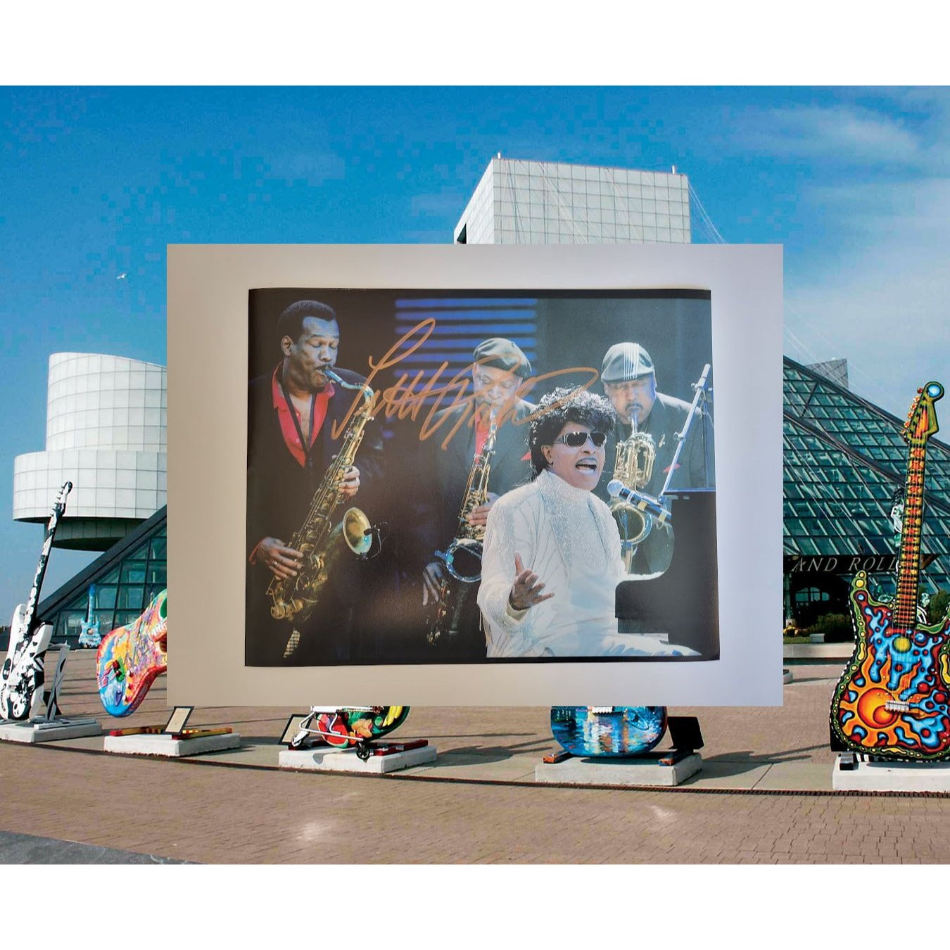 Richard Wayne Penniman Little Richard  8x10 photo signed