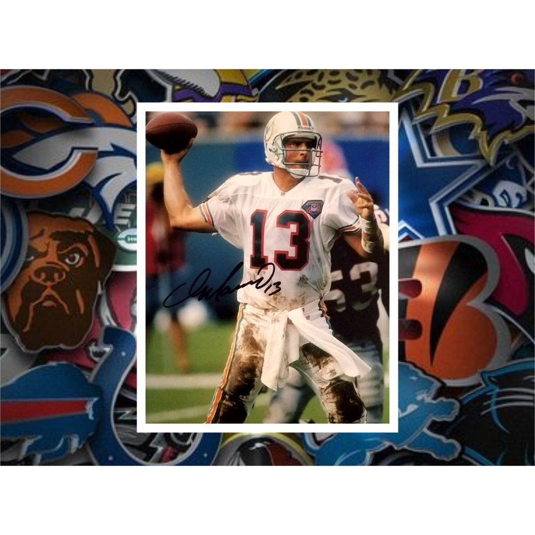 Dan Marino 8x10 photo signed with proof