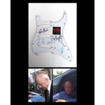 Load image into Gallery viewer, Mark Knopfler Dire Straits guitar pickguard signed

