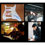 Load image into Gallery viewer, Marilyn Manson Trent Reznor Maynard James Keenan Rob Zombie electric guitar pickguard signed with proof

