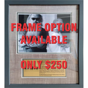 BB King 8x10 photo sign with proof