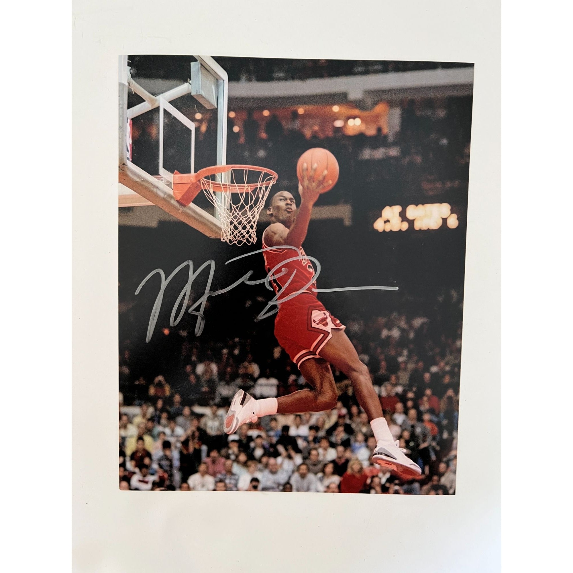 Michael Jordan vintage Chicago Bulls 8x10 photo signed with proof $599 or $799 framed