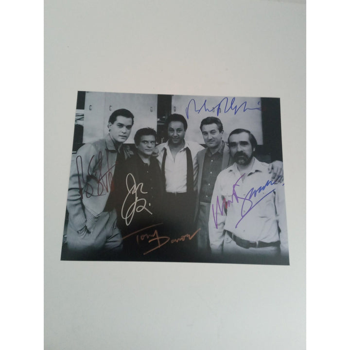 Goodfellas, Robert De Niro, Martin Scorsese, Joe Pesci, Ray Liotta 8 x 10 signed photo with proof