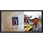 Load image into Gallery viewer, Rory McIlroy PGA Tour golf flag embroidered sign with proof
