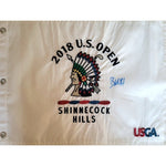 Load image into Gallery viewer, Bruce Koepka US Open golf pin flag signed with proof
