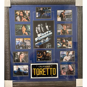 Fast and Furious, Vin Diesel ,Paul Walker signed and framed with proof