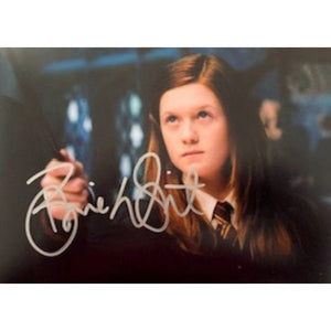 Bonnie Wright "Ginerva Weasley" Harry Potter 5 x 7 photo signed