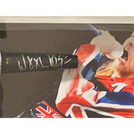 Load image into Gallery viewer, W. Axl Rose Guns Roses Microphone 24&quot;x19&quot; framed and signed with proof
