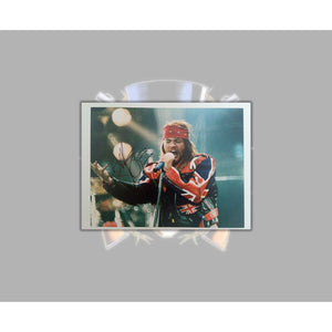 Axl Rose Guns N Roses 8 x 10 signed photo with proof