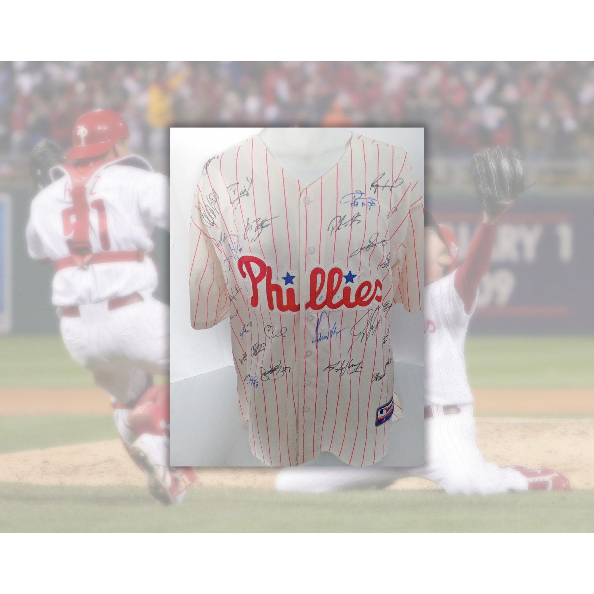 Cole Hamels Philadelphia Phillies Autographed Framed Baseball