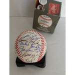 Load image into Gallery viewer, Curt Schilling, Pedro Martinez, David Ortiz 2007 Boston Red Sox team signed MLB baseball with proof
