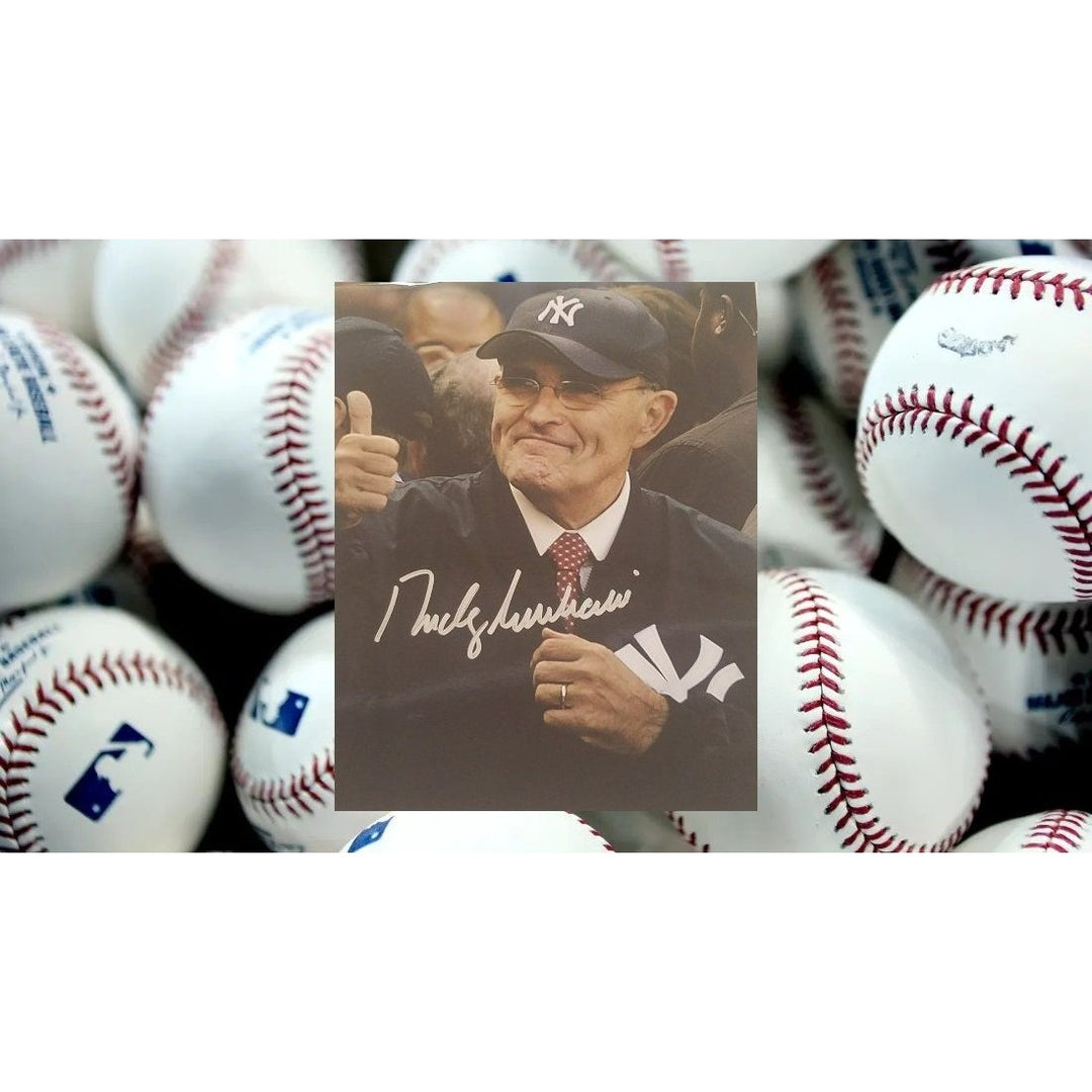 Rudy Giuliani 8 x 10 signed photo - Awesome Artifacts 