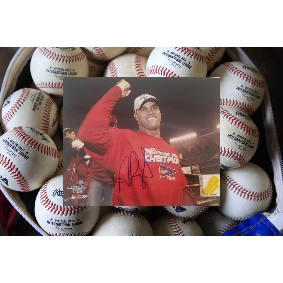 Albert Pujols St Louis Cardinals signed 8 x 10 photo