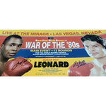 Load image into Gallery viewer, Sugar Ray Leonard and Roberto Duran 16 x 20 photo signed with proof
