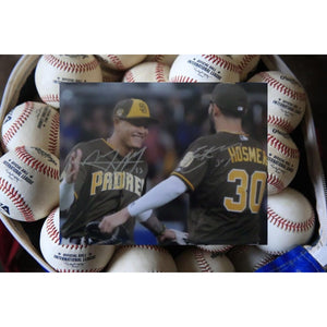 Eric Hosmer and Manny Machado San Diego Padres 8 by 10 signed photo with proof