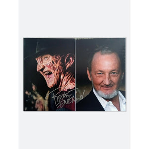 Freddy Krueger, Robert Englund 8 by 10 signed photo with proof
