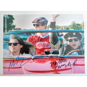 Matthew Broderick, Mia Sara, Allen Rock, Ferris Bueller's Day Off 8 x 10 with proof