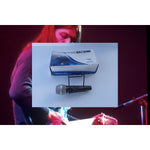 Load image into Gallery viewer, David Gilmour Pink Floyd microphone signed with proof
