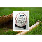 Load image into Gallery viewer, Aaron judge Anthony Rizzo New York Yankees Rawlings official Major League Baseball signed with proof with free case
