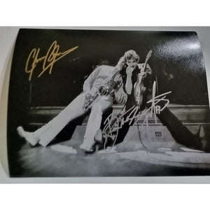 Clarence Clemons and Bruce Springsteen 8 x 10 signed photo with proof