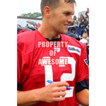 Load image into Gallery viewer, Tom Brady New England Patriots 2004 Super Bowl pro model helmet team signed
