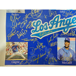 Load image into Gallery viewer, Los Angeles Dodgers Fred McGriff Adrian Beltre Hideo Nomo Eric Gagne 2003 team signed 13x19 photo
