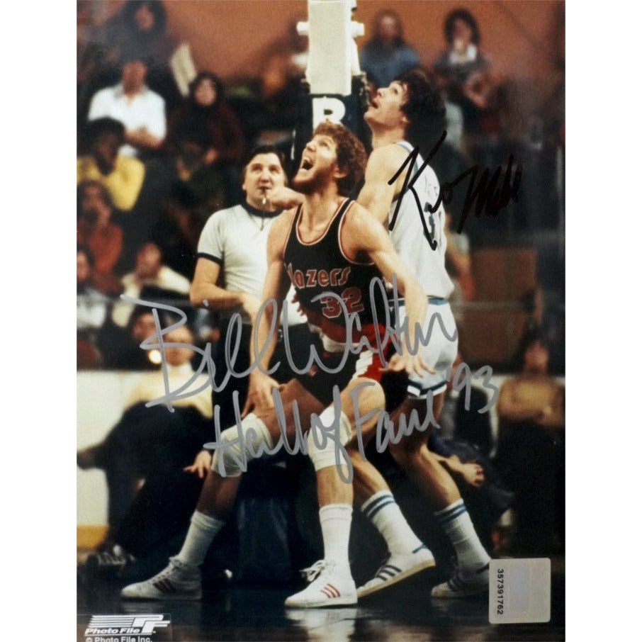 Bill Walton Portland Trail Blazers 8 x 10 photo signed