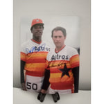 Load image into Gallery viewer, Jr Richard and Nolan Ryan 8 x 10 signed photo

