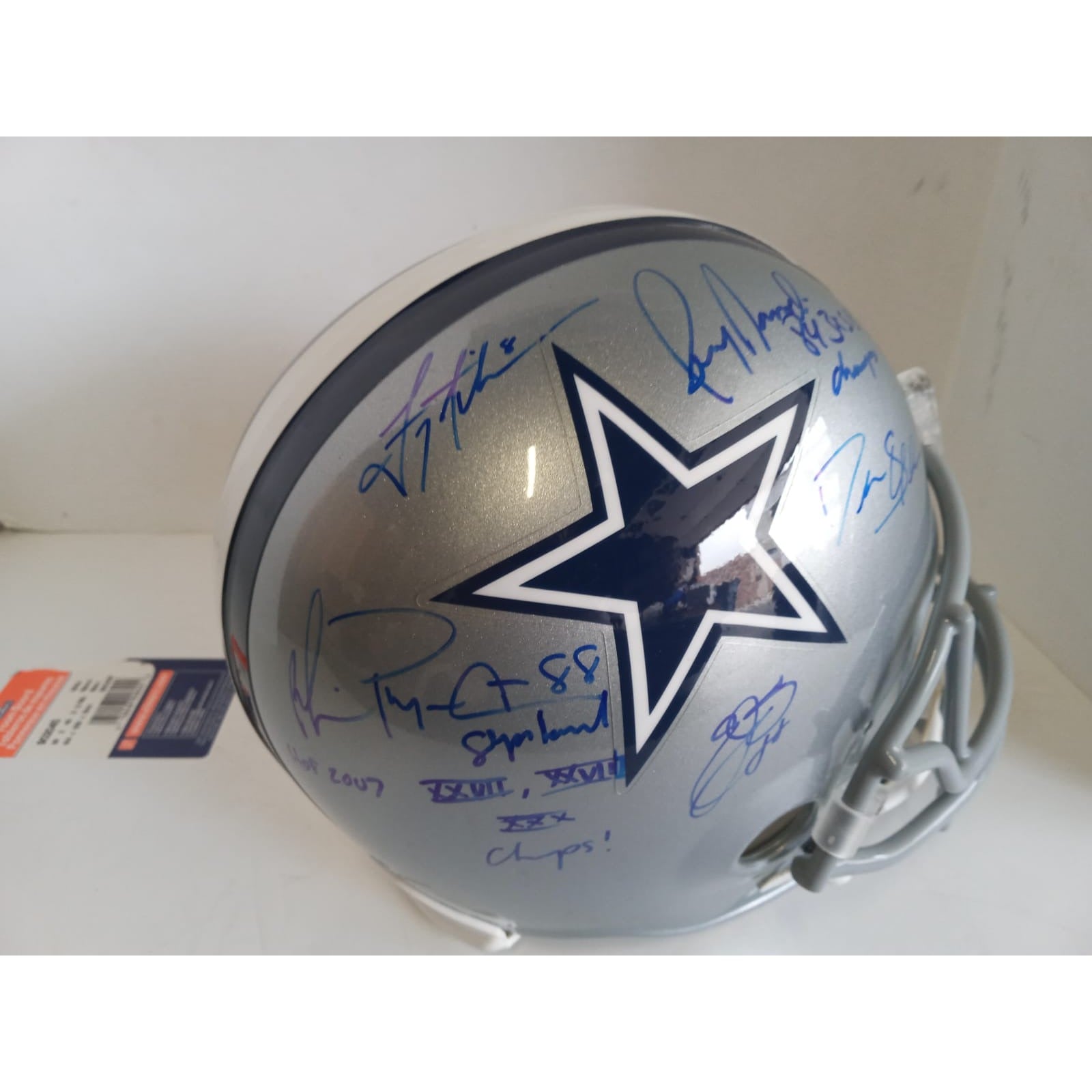 Deion Sanders Signed Dallas Cowboys Full Size Replica Speed NFL Helmet