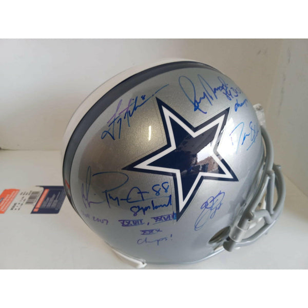 Troy aikman signed helmet cheap