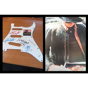 Scott Weiland Stone Temple Pilots electric guitar pickguard signed with proof