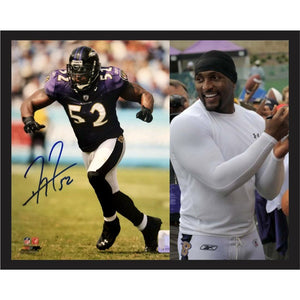Ray Lewis Baltimore Ravens 8x10 photo signed
