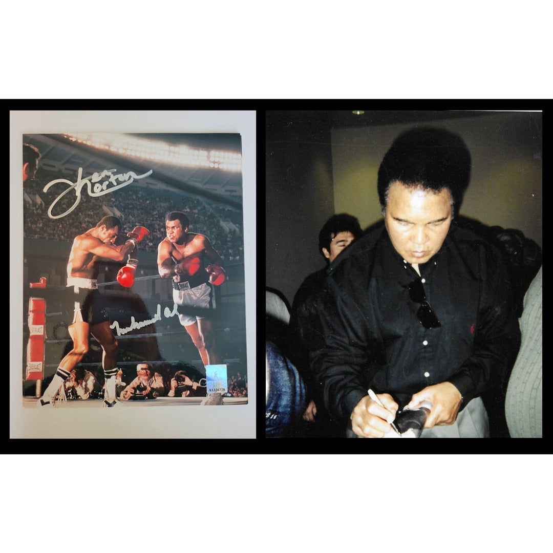 Ken Norton and Muhammad Ali 8 by 10 photo sign with proof - Awesome Artifacts 