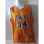 Load image into Gallery viewer, Shaquille O&#39;Neal Los Angeles Lakers signed jersey with proof
