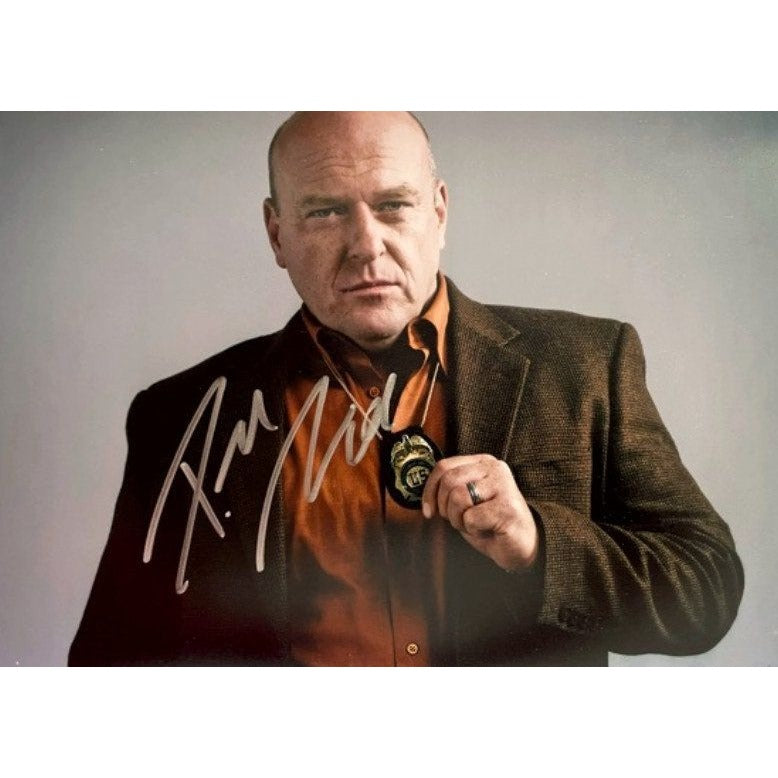 Dean Norris Hank Schrader Breaking Bad 5 x 7 photo signed