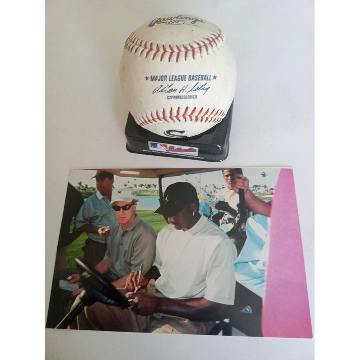 Michael Jordan Chicago White Sox MLB game used baseball signed with proof - Awesome Artifacts 