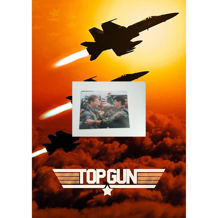 Top Gun Tom Cruise and Val Kilmer 8 x 10 signed photo with proof