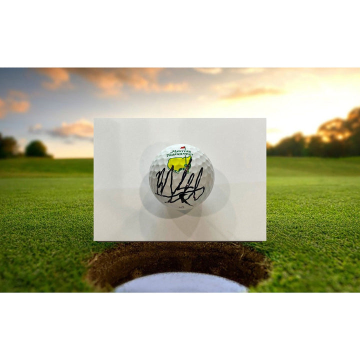 Bubba Watson Masters signed golf ball with proof