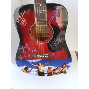 Anthony Kiedis flea Chad Smith Red Hot Chili Peppers One of a Kind acoustic guitar signed with proof