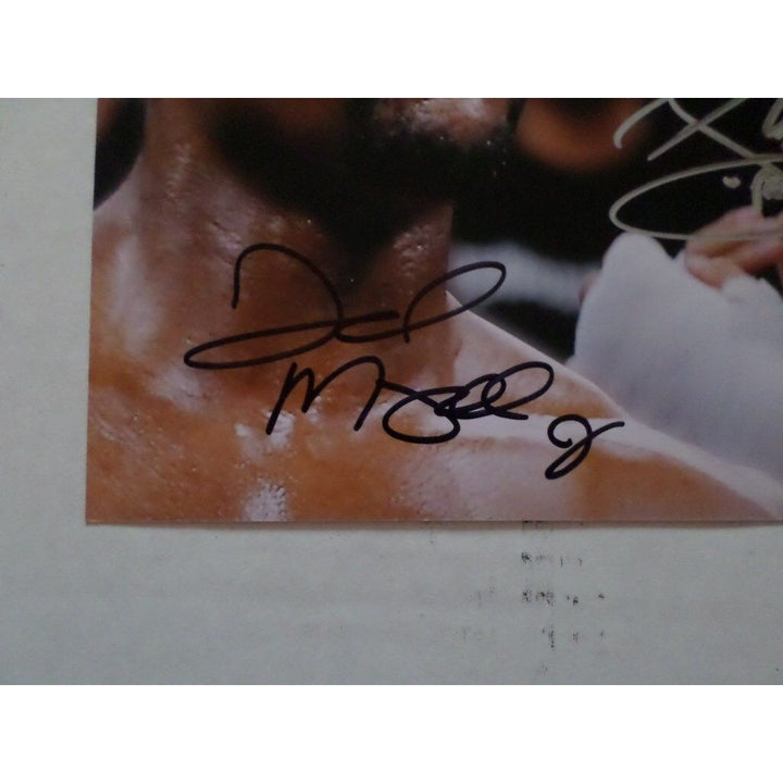 Floyd Mayweather Jr and Manny Pacquiao 8x10 signed photo