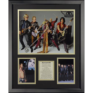 Aerosmith Stephen Tyler Joe Perry band signed 8x10 photo with proof