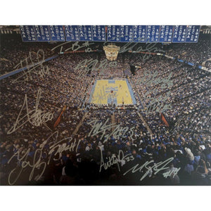 Anthony Davis University of Kentucky 2012 NCA men's basketball national champions team signed 11 by 14 photo
