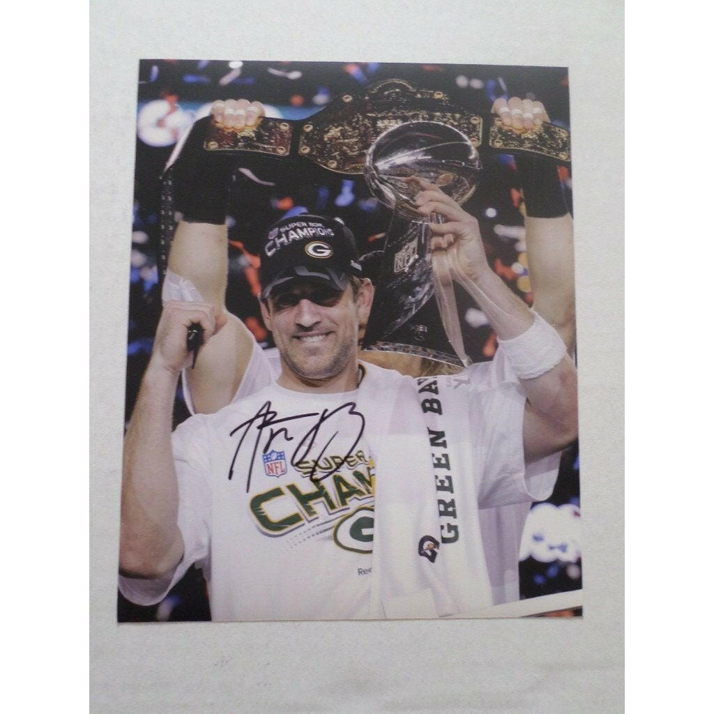 Green Bay Packers Aaron Rodgers 8 by 10 signed photo with proof