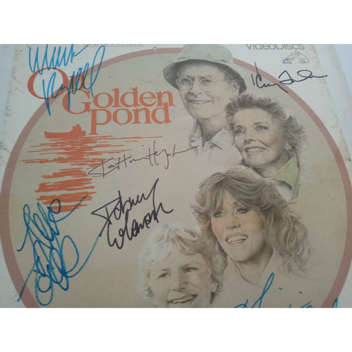 On Golden Pond Katharine Hepburn Jane Fonda Henry Fonda signed RCA video disc 1982 - Awesome Artifacts 